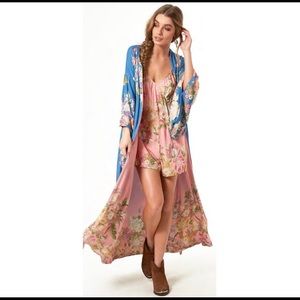 Blue skies kimono reserved-do not buy